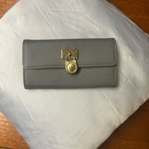 Michael Kors Wallet with Gold Accents